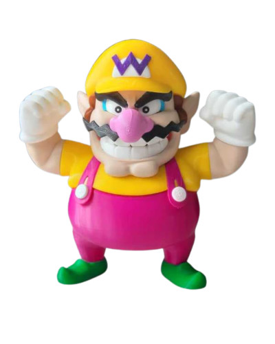Action Figures Wario de Super Mario - Impressão 3D-Super Mario World-