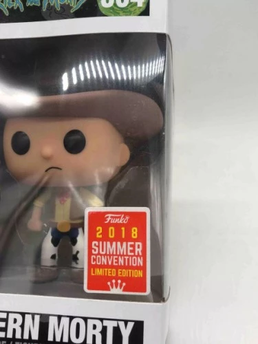 Funko Pop Western Morty (caixa Danificada) - Rick And Morty - #364