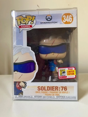 Funko Pop - Soledier: 76 #346 (exclusivo Comic Con Presencial 2018) - Games Overwatch  #346