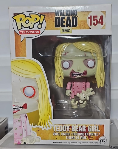 Funko Pop Teddy Bear Girl The Walking Dead #154 - Produto Original