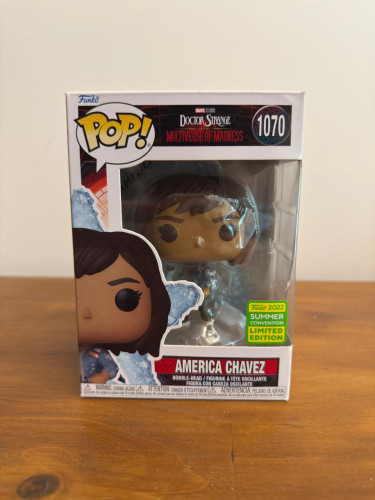 Funko Pop America Chavez Doutor Estranho No Multiverso Da Loucura #1070 - Produto Original