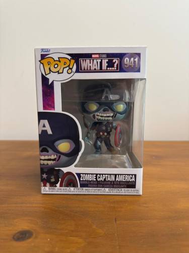 Funko Pop Capitão América Zombie What If ...? #941 - Produto Original
