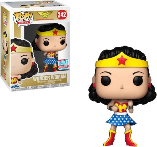 Funko Pop Wonder Woman - Fall Convention Exclusive 2018 - Caixa com detalhe - Wonder Woman  #242