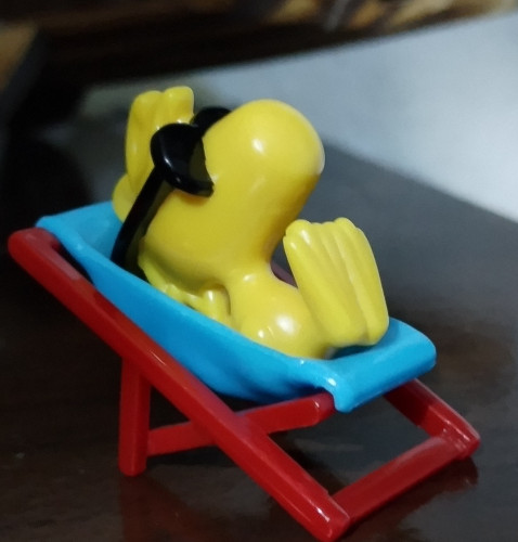 Woodstock coleção Peanuts On The Beach Kinder Ovo Snoopy # - Produto Original