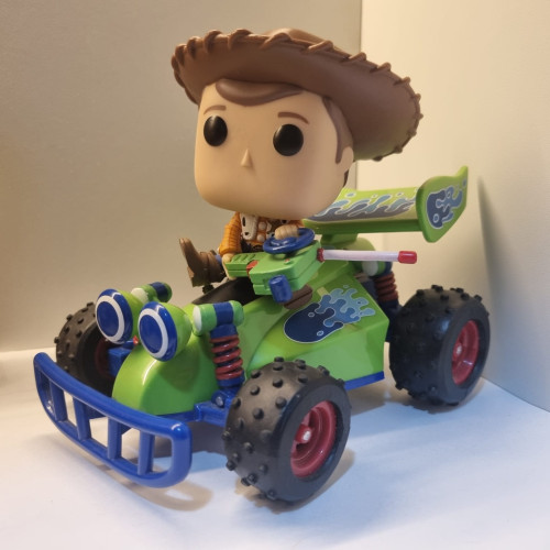 Woody with RC 56 Funko Pop Original Rides Toy Story Pixar (Loose)-Disney Pixar Toy Story-56