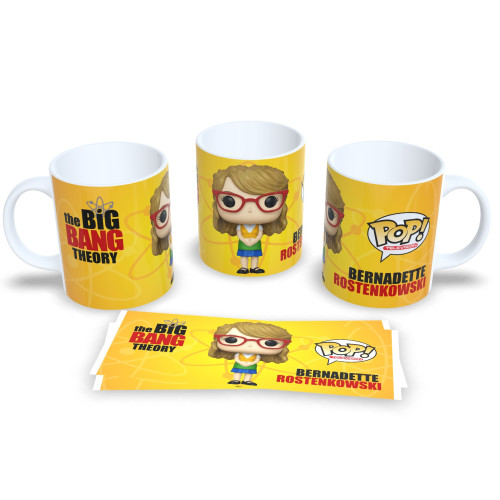Xícara Bernadette The Big Bang Theory Estilo Funko Geek Nerd Decorativa The Bing Bang Theory # - Produto Original