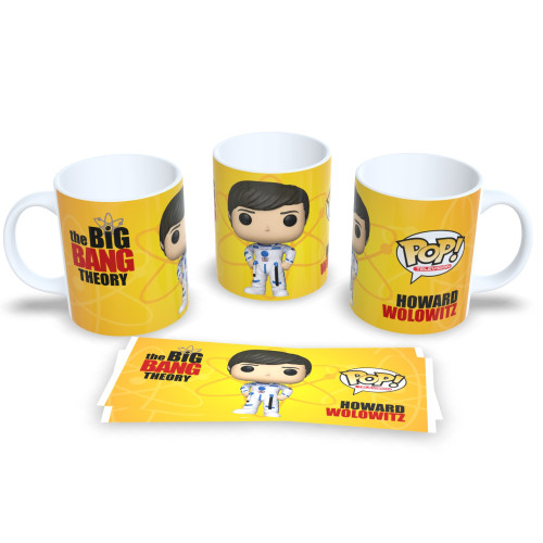 Xícara Howard The Big Bang Theory Estilo Funko Geek Nerd Decorativa The Bing Bang Theory # - Produto Original