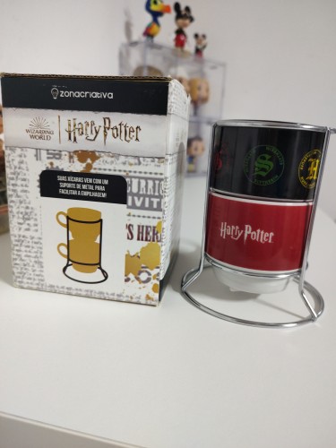 Caneca e Copo Xícaras empilháveis Harry Potter zona criativa - Harry Potter - #