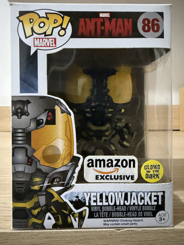 Yellowjacket Disney Amazon Exclusive Jaqueta Amarela Glow in the Dark Homem Formiga Marvel Ant-Man #86 - Produto Original