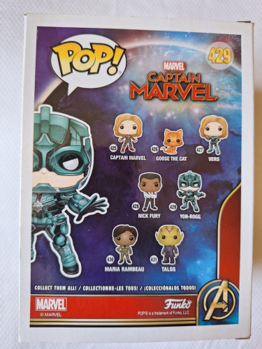Funko Pop Yon-Rogg - Captain Marvel - #429