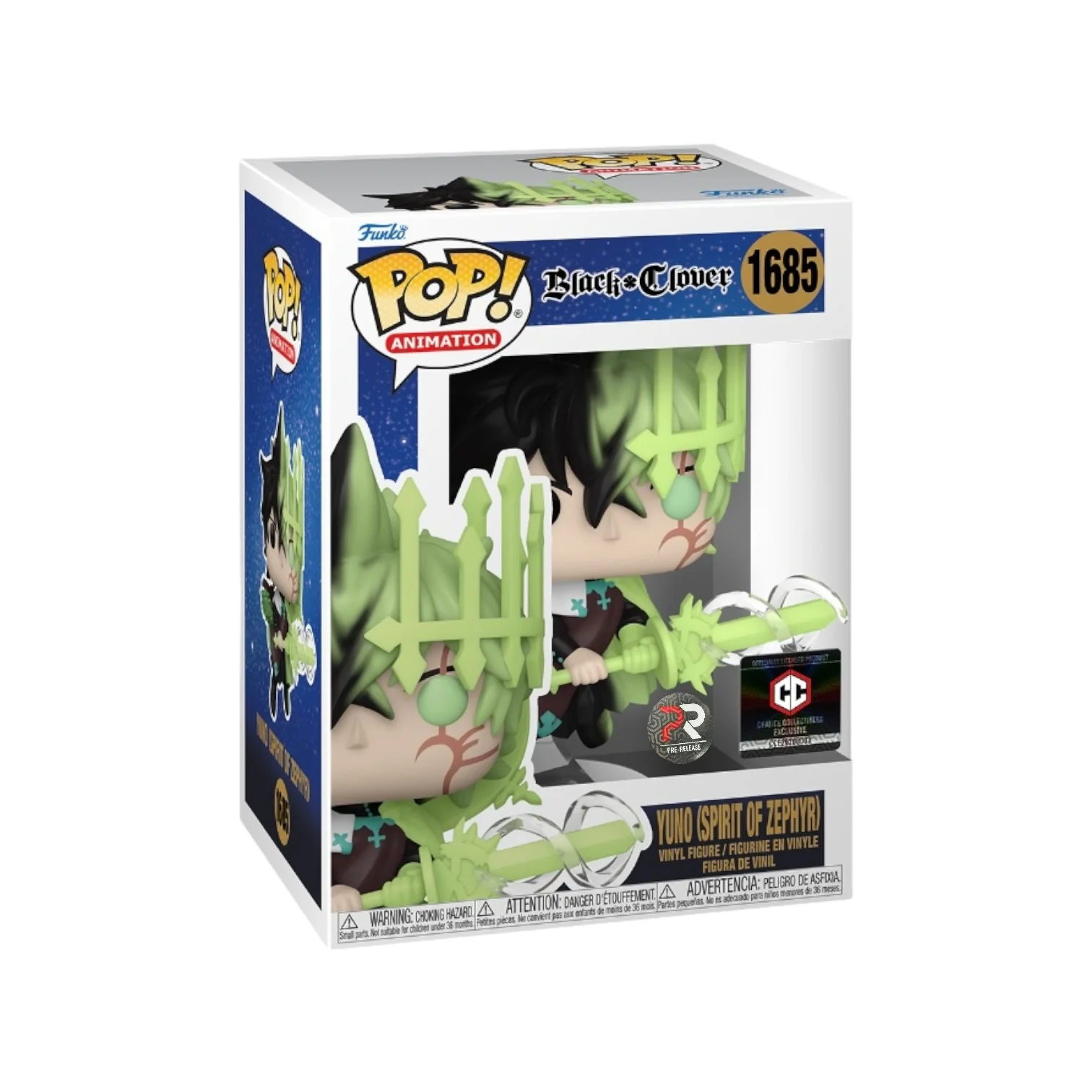  (Spirit of Zephyr) Chalice Exclusive - Black Clover #1685 - Produto Original