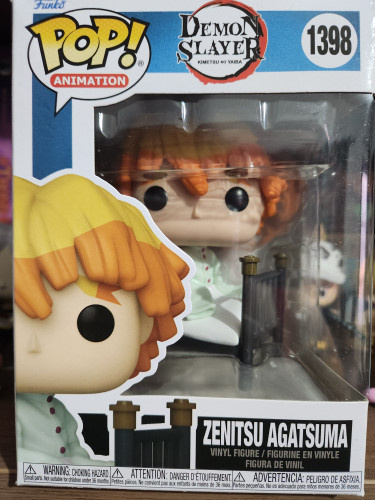 Funko Pop Zenitsu Agatsuma Demon Slayer #1398 - Produto Original