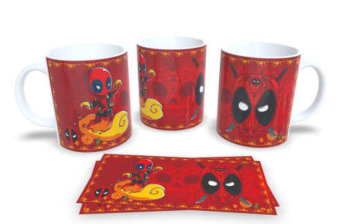 Caneca e Copo aneca Dia dos Mortos Caveira Mexicana – Presente Criativo e Decorativo-Dia Dos Mortos-