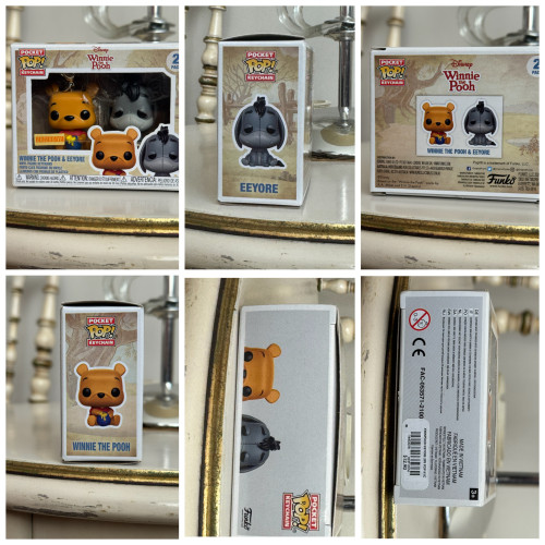 Chaveiro Winnie The Pooh & Eeyore Pocket Pop! Exclusivo Ht/boxlunch - Disney - #