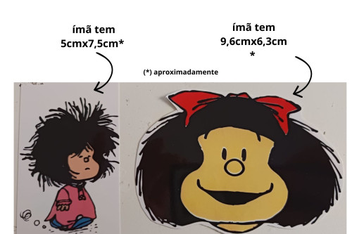 8 ímãs geladeira coleção Mafalda Mafalda # - Produto Original