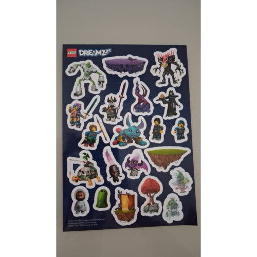 cartela adesivos lego dreamz lego dreamzzz # - Produto Original