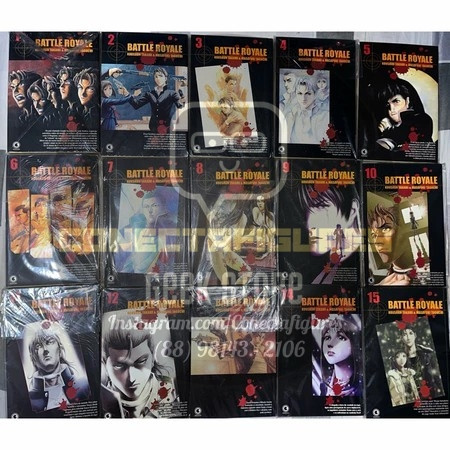 Manga Battle Royale Coleção completa-battle royale-1