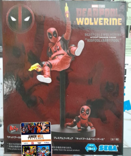 Sega Marvel Act/cut Figure Deadpool Kidpool E Babypool-Marvel-