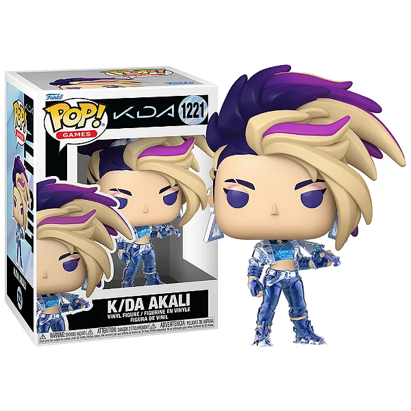 Funko Pop K/da Akali League Of Legends #1221 - Produto Original