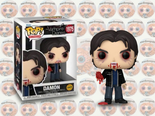 [prÉ-venda] Funko Pop - The Vampire Diaries/diario De Um Vampiro - Damon Salvatore 1975 (chase) Diario De Um Vampiro #1975 - Produto Original
