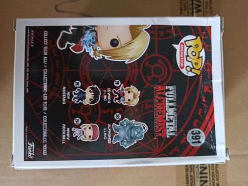 Caixa Danificada Olhe Fotos Funko Pop Fullmetal Alchemist Edward Elric 391 - Fullmetal Alchemist - #391