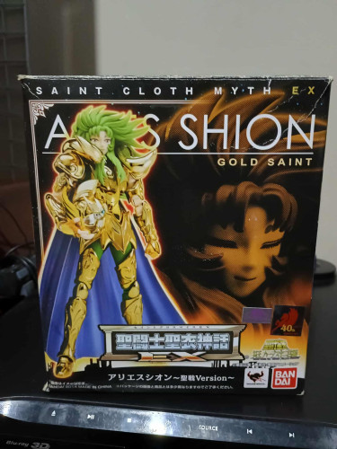 Bandai Saint Cloth Myth EX Aries Shion Gold Saint Action Figure - Cloth Myth EX - #