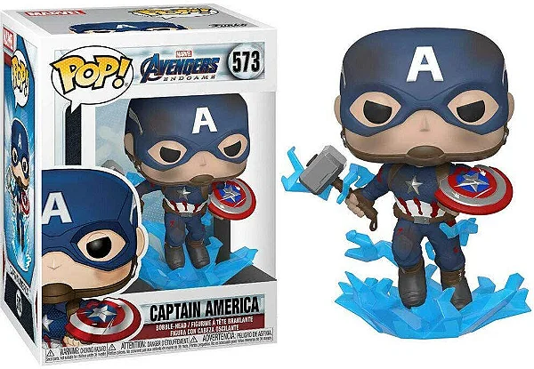 Funko Pop! Captain America Avengers Endgame #573 - Produto Original