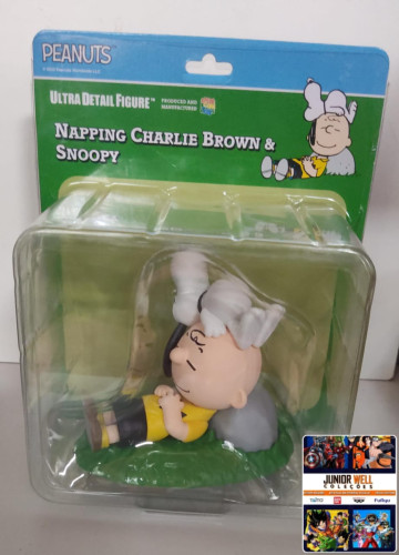 figura colecionável "Napping Charlie Brown & Snoopy UDF Figure Series 13" da Medicom-Snoopy-