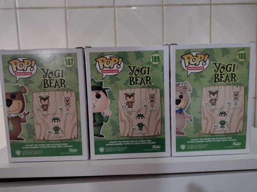 Funko Pop Yogi Bear (set Com 3 Peças) - Hanna Barbera - #1