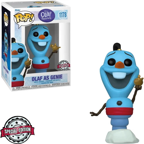 Funko Pop Disney Olaf Presents Olaf as Genie 1178 Exclusive Colecionável - Disney Olaf Presents  #1178