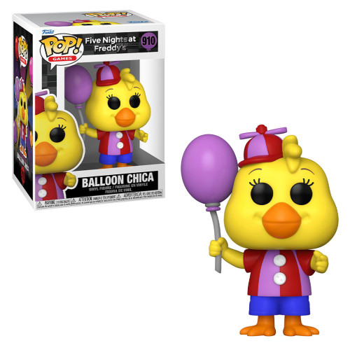 FUNKO POP  BALLOON CHICA 910 - FIVE NIGHT'S AT FREDDY Funko Pop Games #910 - Produto Original
