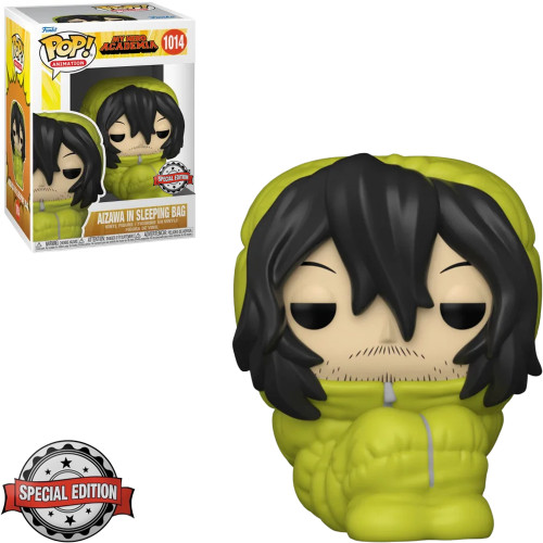 Funko Pop My Hero Academia Aizawa Sleeping Bag 1014 Exclusive Colecionável Anime My Hero Academia #1014 - Produto Original