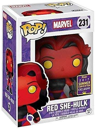 funko pop red she hulk exclusivo vaulted-marvel 2017-231
