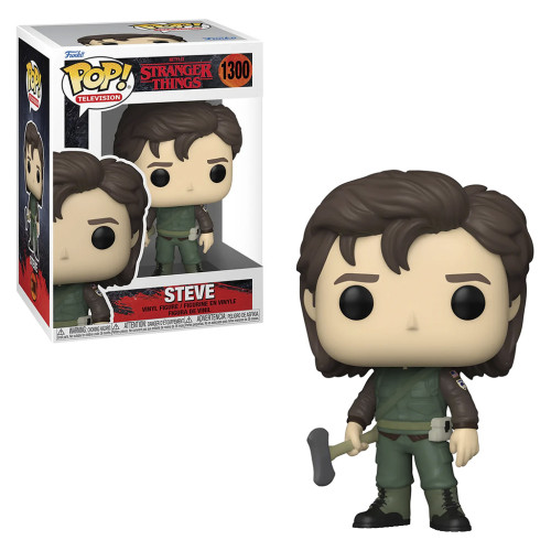 Funko Pop Stranger Things S4 - Steve 1300 Television #1300 - Produto Original