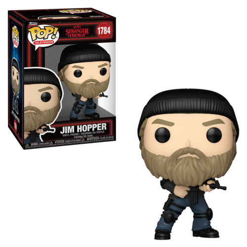 FUNCO POP JIM HOPPER 1784 - STRANGER THINGS S5 Funko Pop Television #1784 - Produto Original