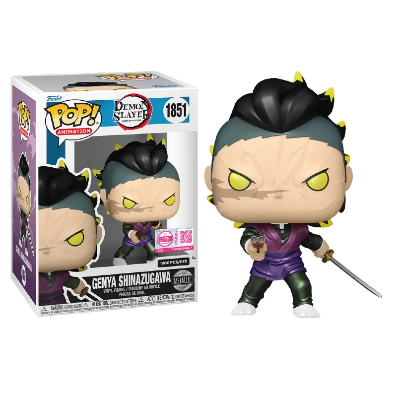 Funko Pop! Animation Demon Slayer Genya Shinazugawa 1851 Exclusivo 1,200 Pcs-Demon Slayer-1851