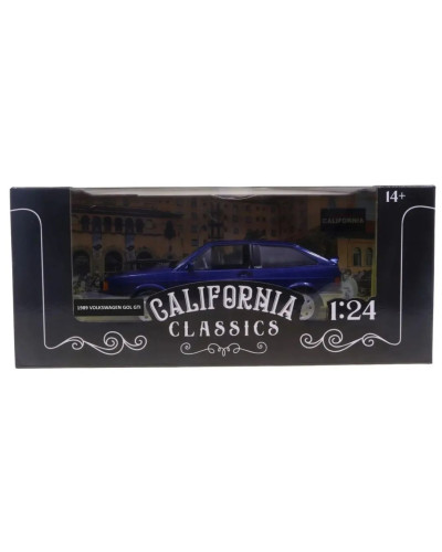 Action Figures Miniatura Volkswagen Gol Gti Azul 1/24 - California Classics - #