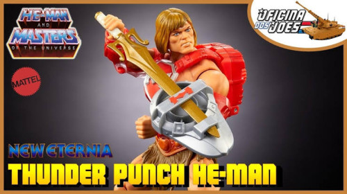 Action Figures he-man thunder punch masterverse new eternia motu origins heman punho trovão skeletor - He-Man And The Masters Of Universe - #