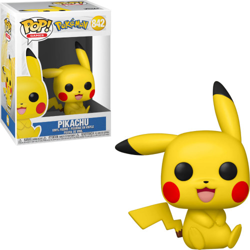 Funko Pop: Games Pokemon Pikachu #842 Funko Pokemon #842 - Produto Original