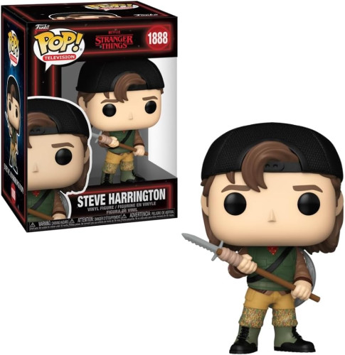 Funko Pop! Television: Stranger Things Steve Harrington com a Lança #1888 Television Stranger Things #1888 - Produto Original
