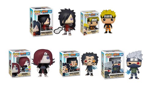 Funko Pop Naruto Conjunto Madara/naruto/nagato/sasuke/kakashi Naruto #1574 - Produto Original