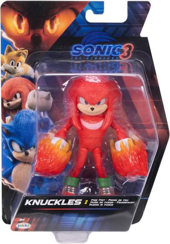 Action Figures Knuckles 12cm Jakks Pacific Sunny Brinquedos Sonic 3 Shadow 12cm Knuckles Tails Boneco Shadow Boneco Sonic Shadow - Sonic 3 - #