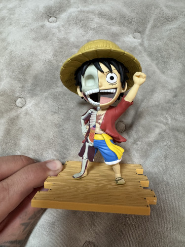 luffy one piece half skull One Piece # - Produto Original