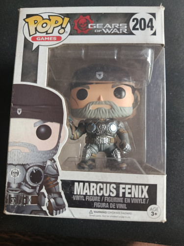 marcus fenix 204 gears of war funko pop 204 funko pop games old marcus kratos-Games Gears Of War-204