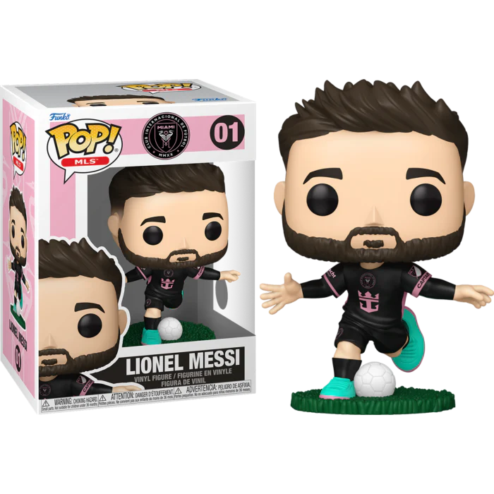 Funko Pop Lionel Messi 01 Soccer MLS Inter Miami #1 - Produto Original