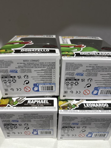 Funko Pop Raphael 31/leonardo 32/donatello 33/michelangelo 34 - Teenage Mutant Ninja Turtles - #31