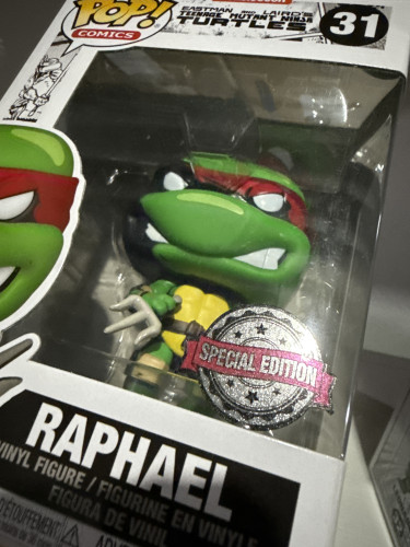 Funko Pop Raphael 31/leonardo 32/donatello 33/michelangelo 34 - Teenage Mutant Ninja Turtles - #31