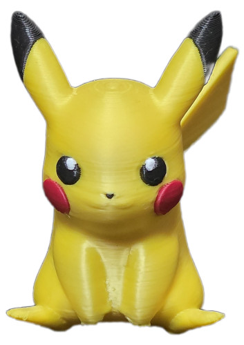 Mini Figure Pikachu Feito Em Impressão 3d-Pokemon-