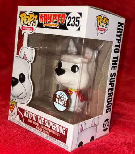 Funko Pop Krypto the Superdog #235 - Specialty Series - Vaulted-Dc Heroes-235