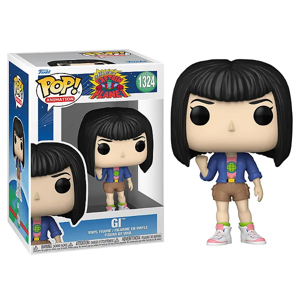 Funko Pop Gi Capitão Planeta 1324 Colecionável Desenho Animado Boneco Captain Planet #1324 - Produto Original